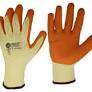 PRIDE HIGH GRADE POLYESTER SHELL HALF DIPPED LATEX GLOVES